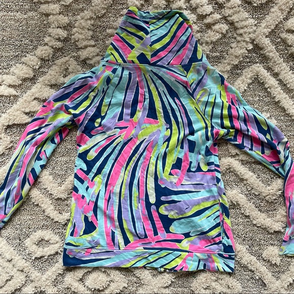 Lilly Pulitzer Indigo Sea Dreamin Angela Zip Up Size XS - Picture 8 of 8